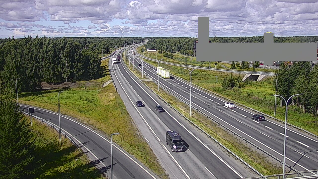 Kelikamerat Kuva Tie 4 Oulu Kaakkuri, Oulu, Pohjois-Pohjanmaa