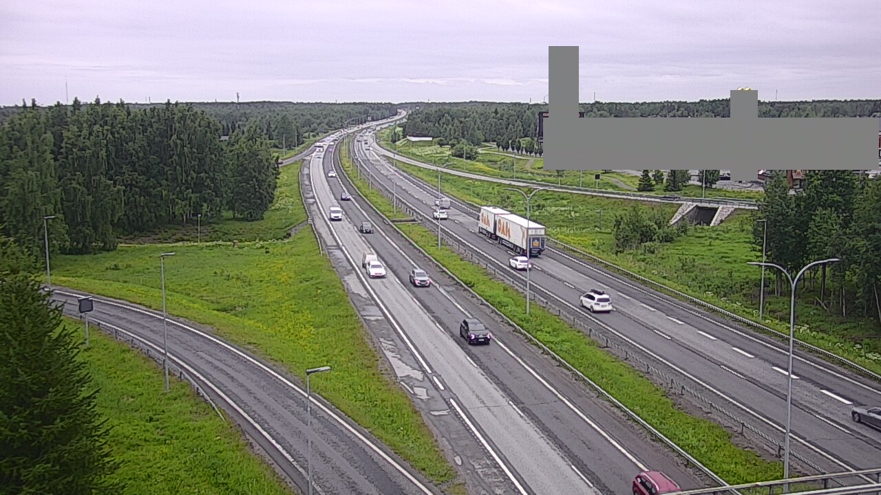 Kelikamerat Kuva Tie 4 Oulu Kaakkuri, Oulu, Pohjois-Pohjanmaa