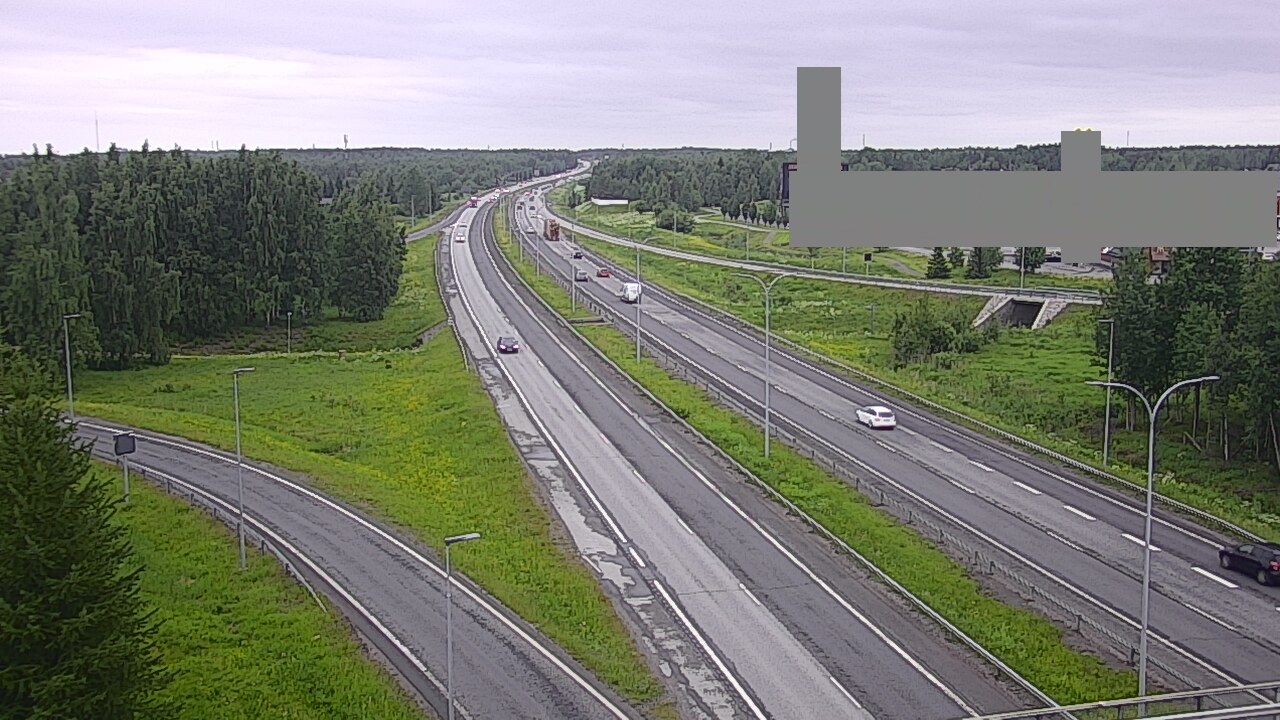 Kelikamerat Kuva Tie 4 Oulu Kaakkuri, Oulu, Pohjois-Pohjanmaa