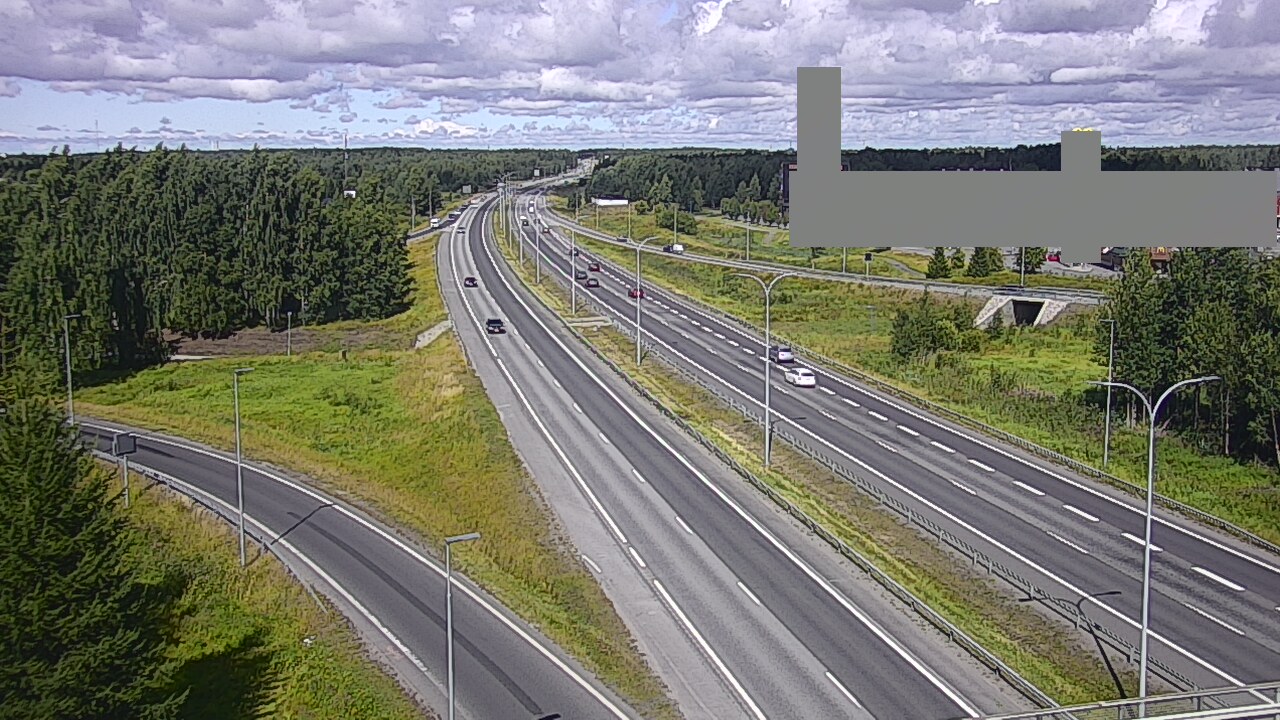 Kelikamerat Kuva Tie 4 Oulu Kaakkuri, Oulu, Pohjois-Pohjanmaa