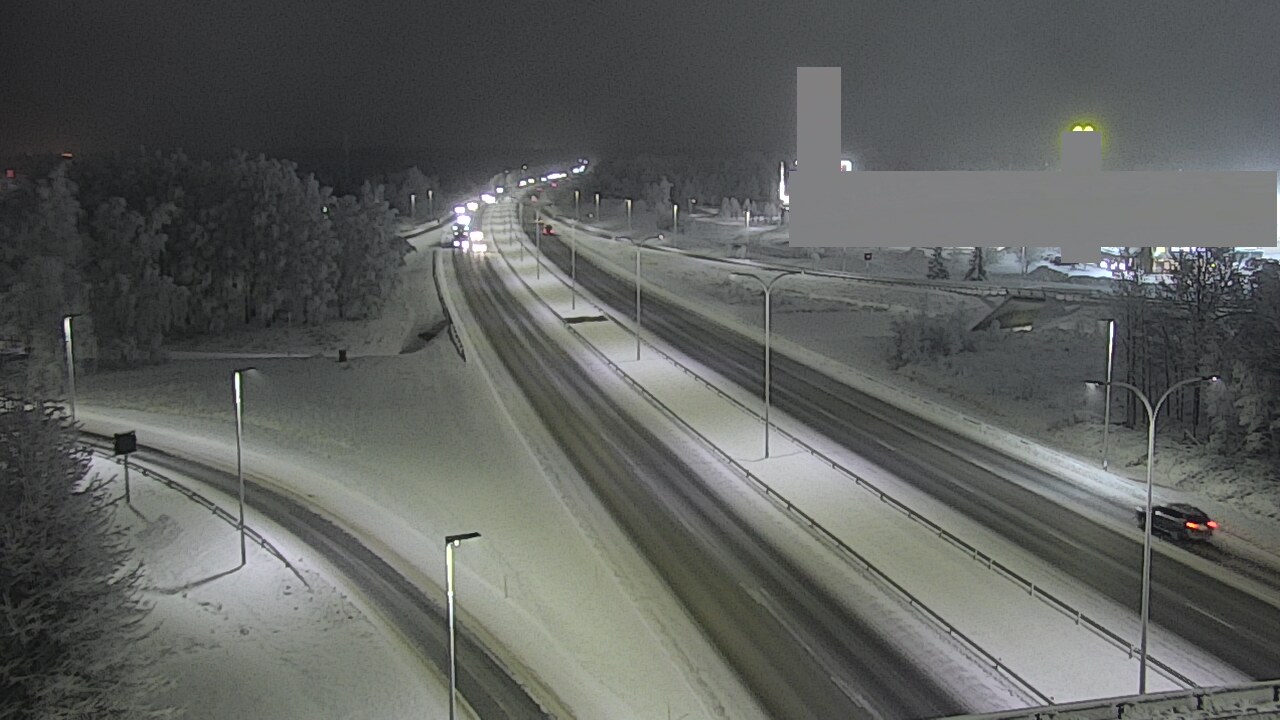 Weather Camera Image Road 4 Oulu, Kaakkuri, Oulu, Pohjois-Pohjanmaa