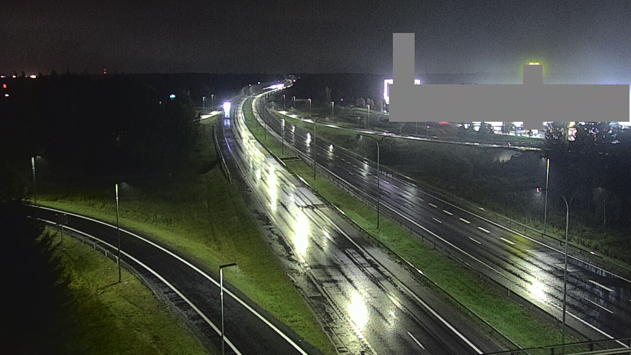 Weather Camera Image Väg 4 Uleåborg, Kaakkuri, Oulu, Pohjois-Pohjanmaa