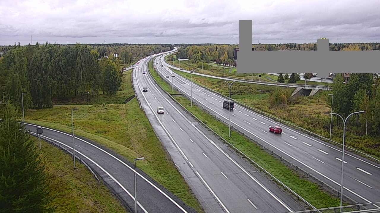 Weather Camera Image Road 4 Oulu, Kaakkuri, Oulu, Pohjois-Pohjanmaa