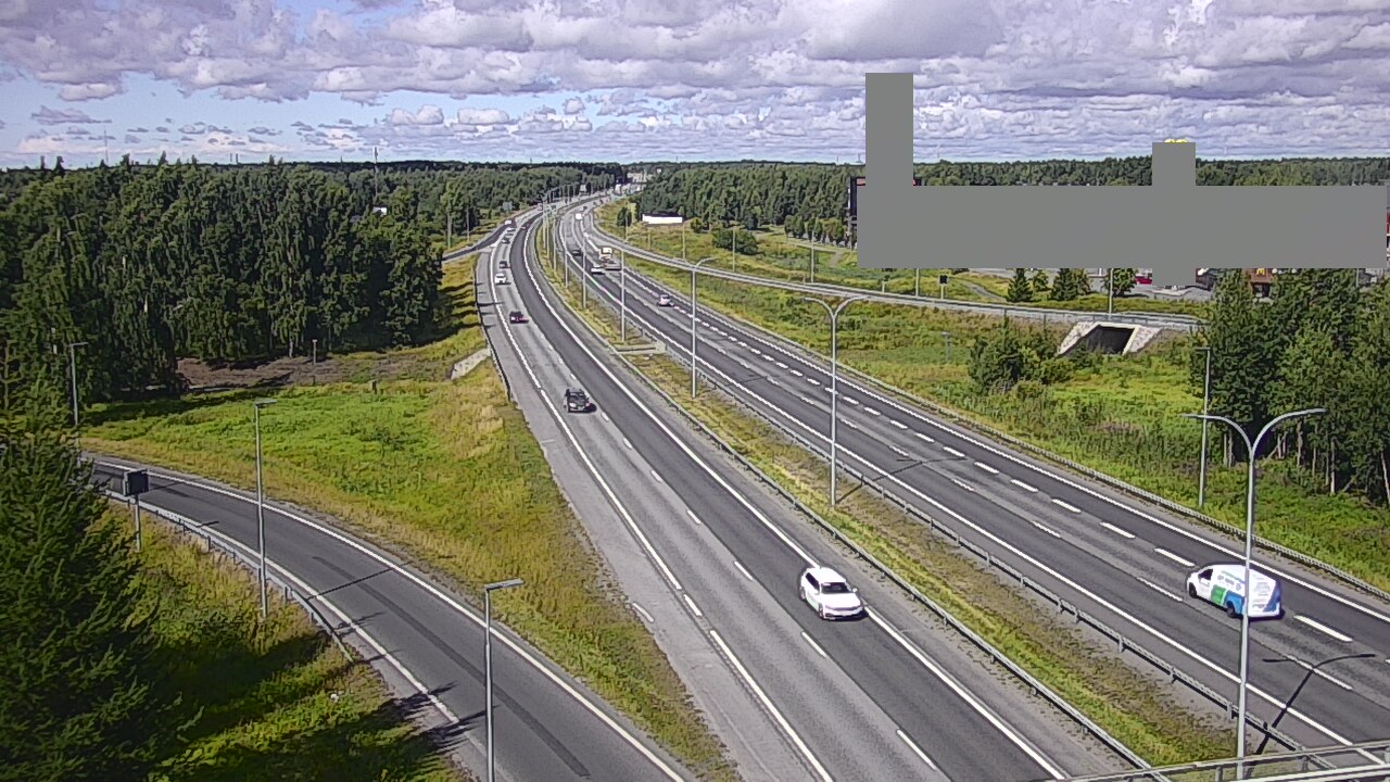 Kelikamerat Kuva Tie 4 Oulu Kaakkuri, Oulu, Pohjois-Pohjanmaa