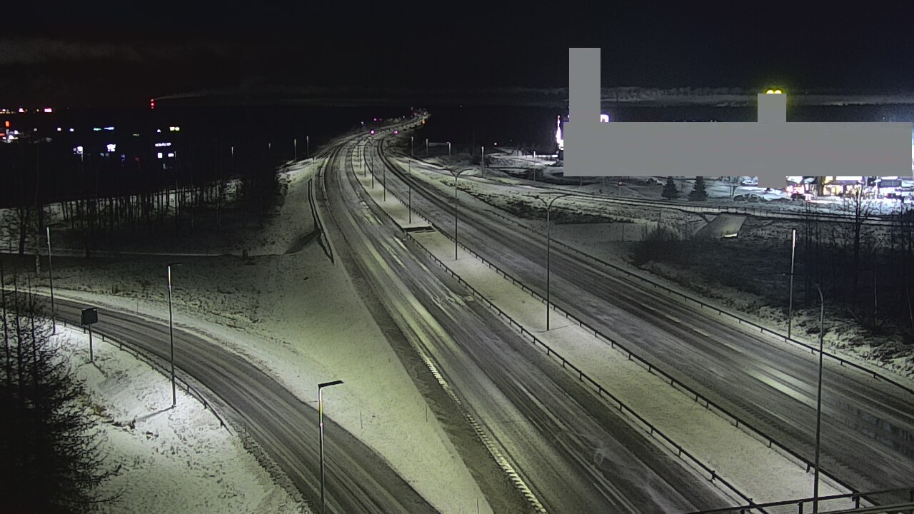 Weather Camera Image Väg 4 Uleåborg, Kaakkuri, Oulu, Pohjois-Pohjanmaa