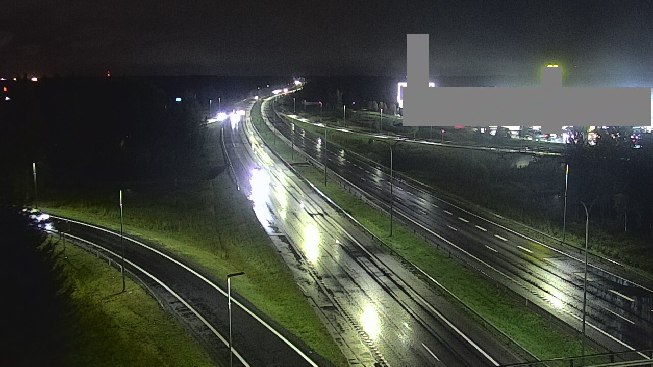 Weather Camera Image Väg 4 Uleåborg, Kaakkuri, Oulu, Pohjois-Pohjanmaa
