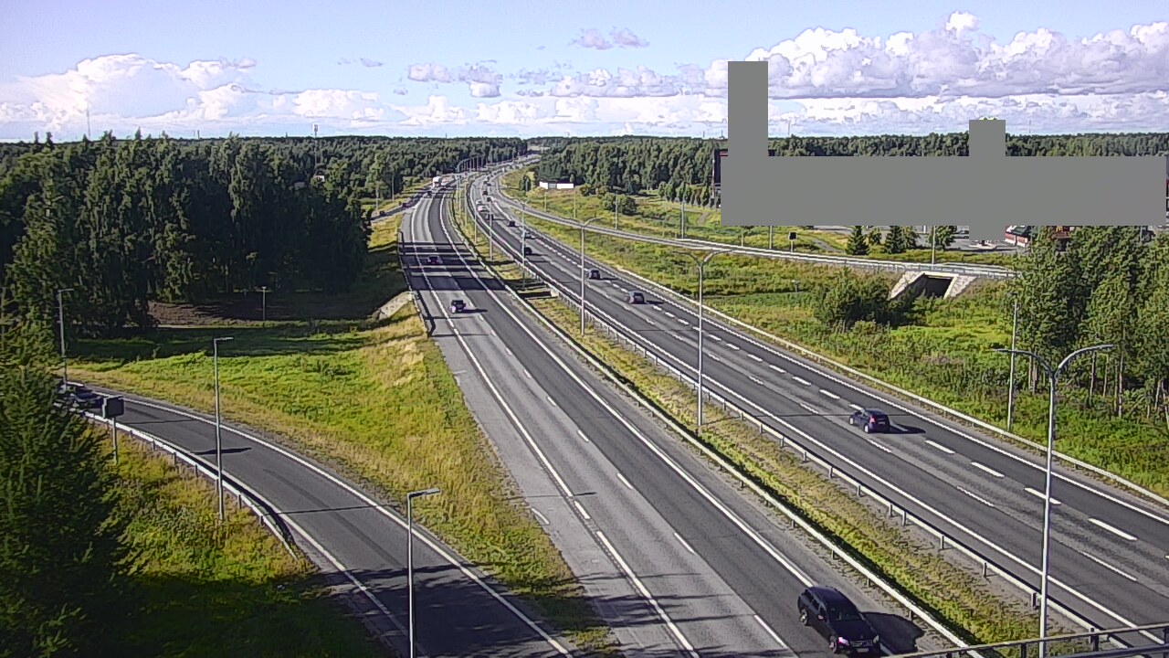 Kelikamerat Kuva Tie 4 Oulu Kaakkuri, Oulu, Pohjois-Pohjanmaa
