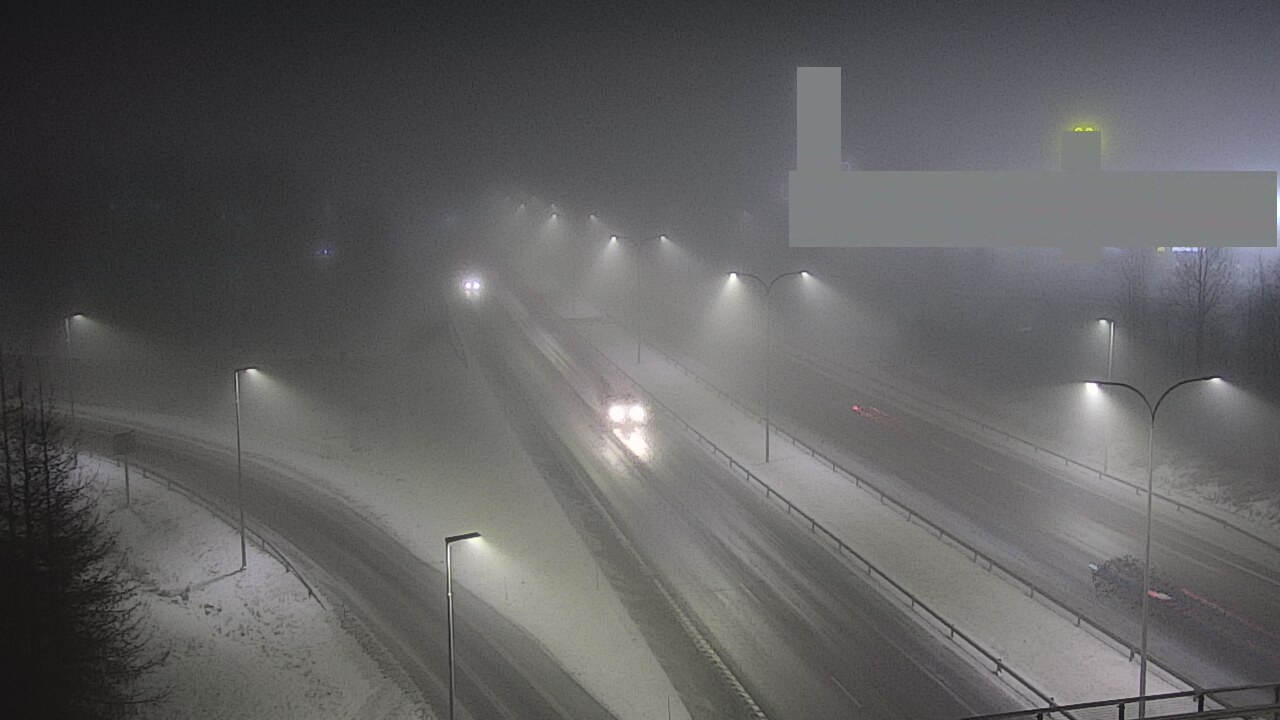 Weather Camera Image Väg 4 Uleåborg, Kaakkuri, Oulu, Pohjois-Pohjanmaa