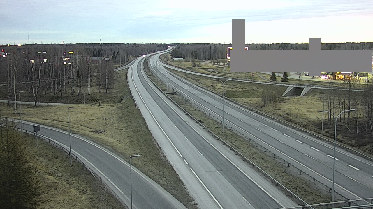 Weather Camera Image Road 4 Oulu, Kaakkuri, Oulu, Pohjois-Pohjanmaa