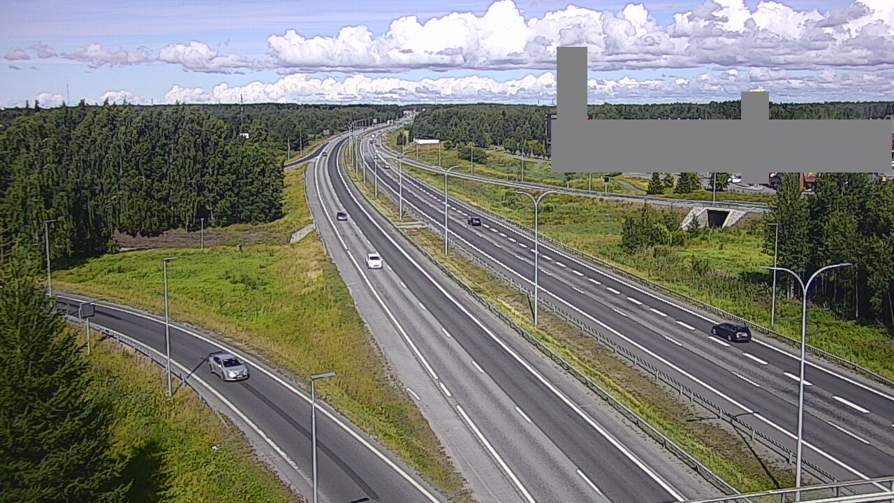 Weather Camera Image Road 4 Oulu, Kaakkuri, Oulu, Pohjois-Pohjanmaa
