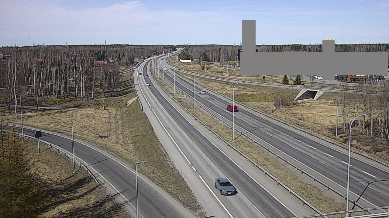 Kelikamerat Kuva Tie 4 Oulu Kaakkuri, Oulu, Pohjois-Pohjanmaa