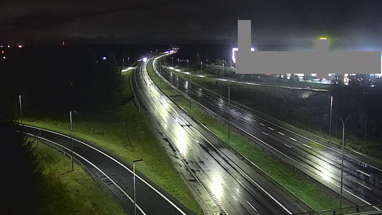 Weather Camera Image Väg 4 Uleåborg, Kaakkuri, Oulu, Pohjois-Pohjanmaa