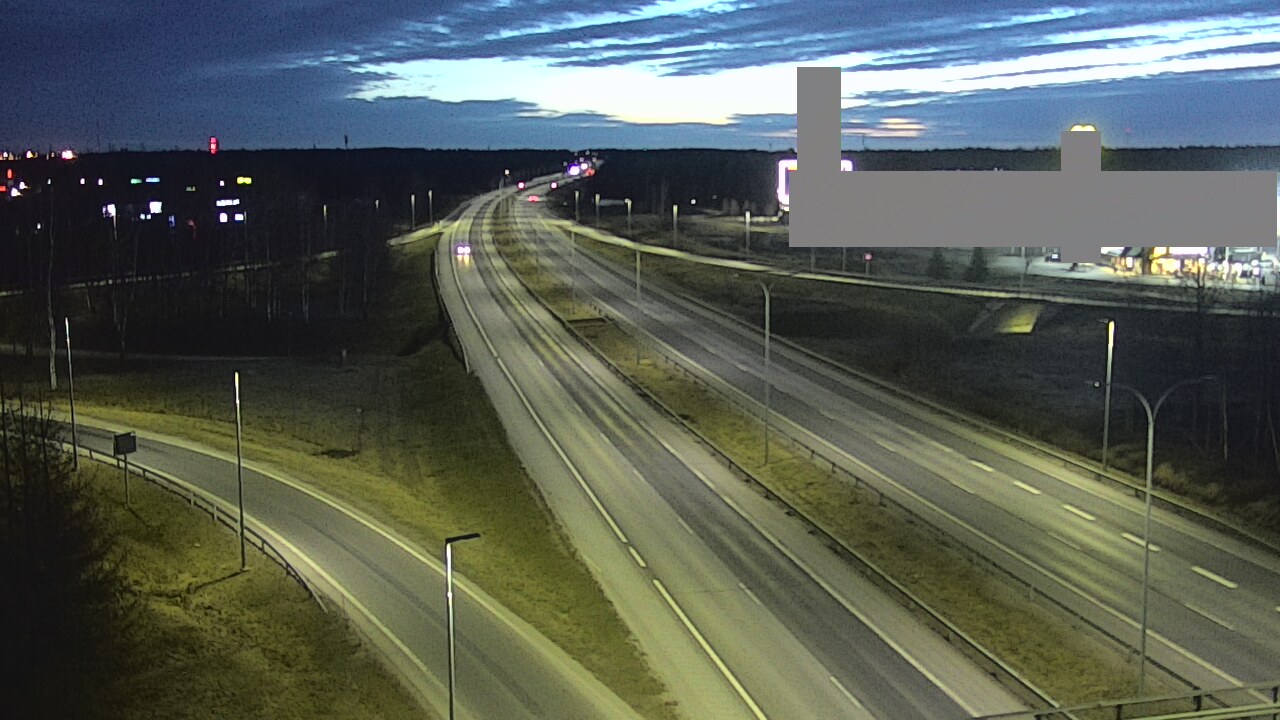 Weather Camera Image Road 4 Oulu, Kaakkuri, Oulu, Pohjois-Pohjanmaa