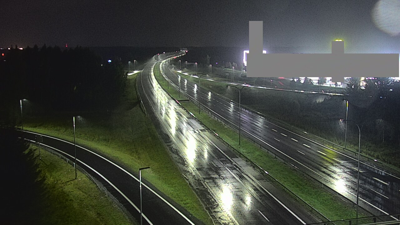 Weather Camera Image Väg 4 Uleåborg, Kaakkuri, Oulu, Pohjois-Pohjanmaa