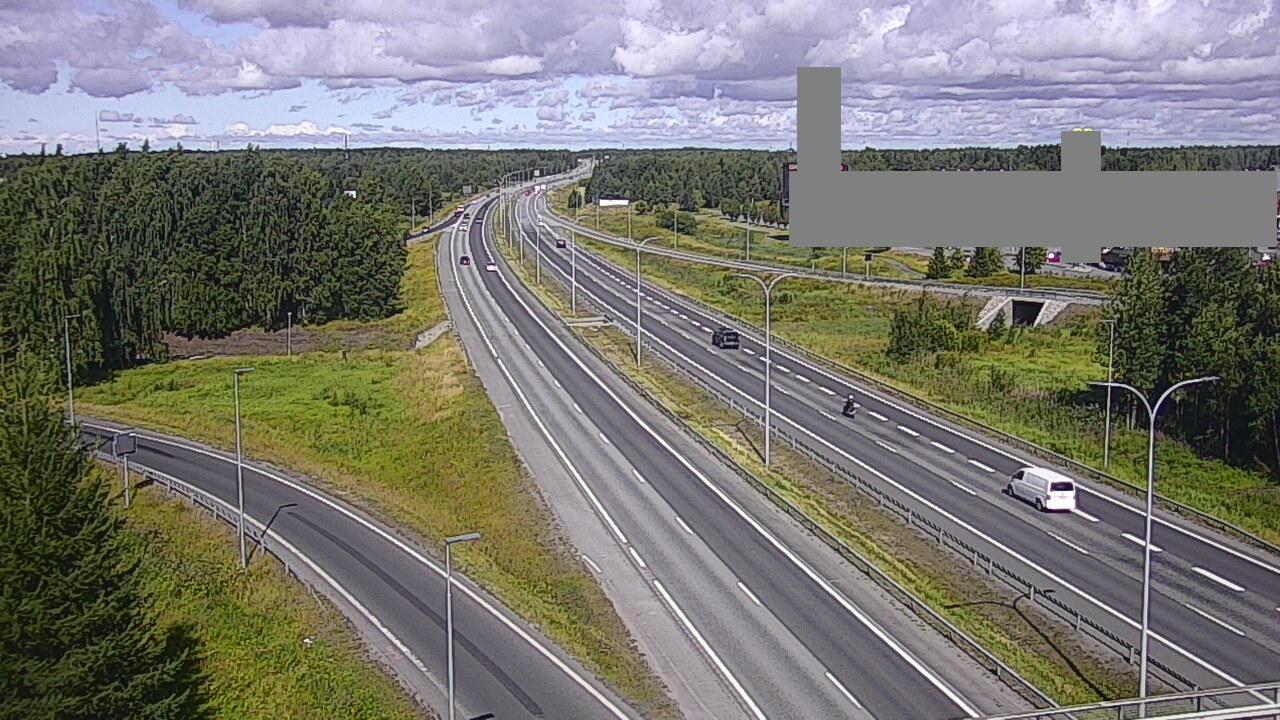 Kelikamerat Kuva Tie 4 Oulu Kaakkuri, Oulu, Pohjois-Pohjanmaa
