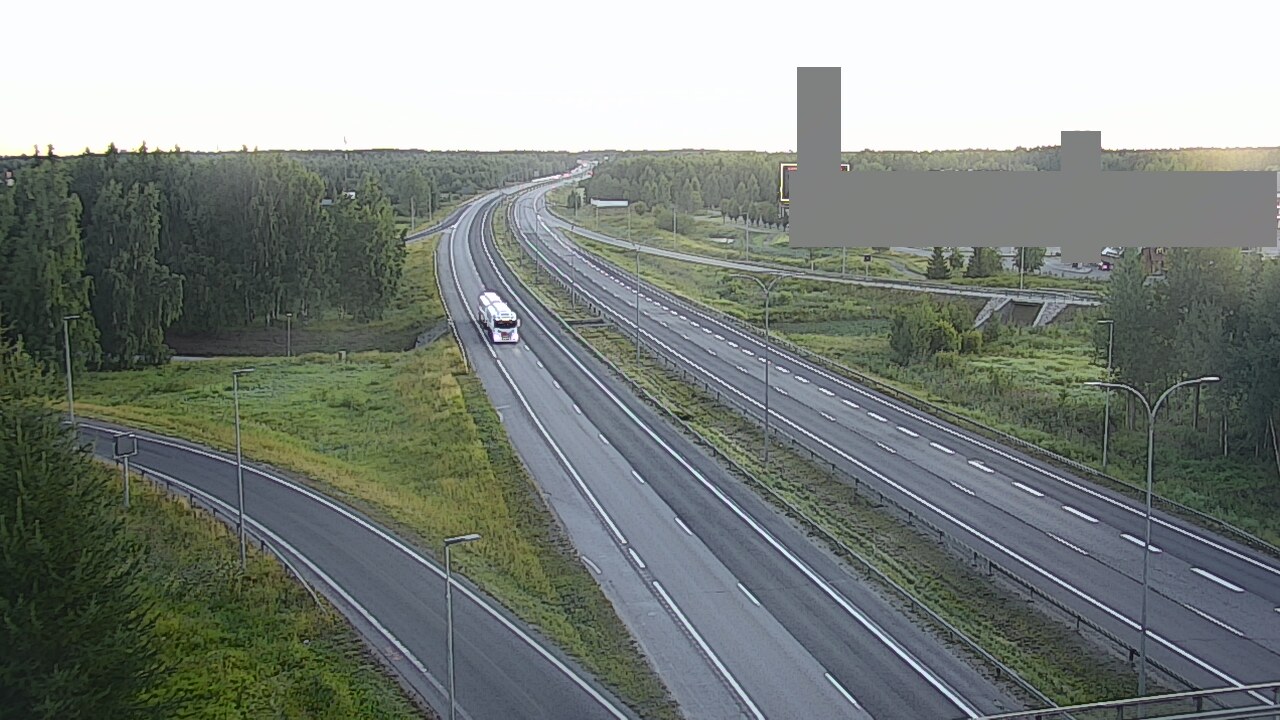 Kelikamerat Kuva Tie 4 Oulu Kaakkuri, Oulu, Pohjois-Pohjanmaa