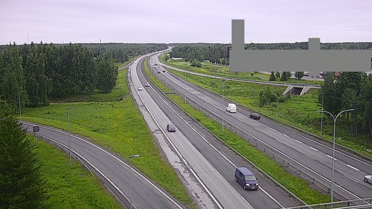 Kelikamerat Kuva Tie 4 Oulu Kaakkuri, Oulu, Pohjois-Pohjanmaa