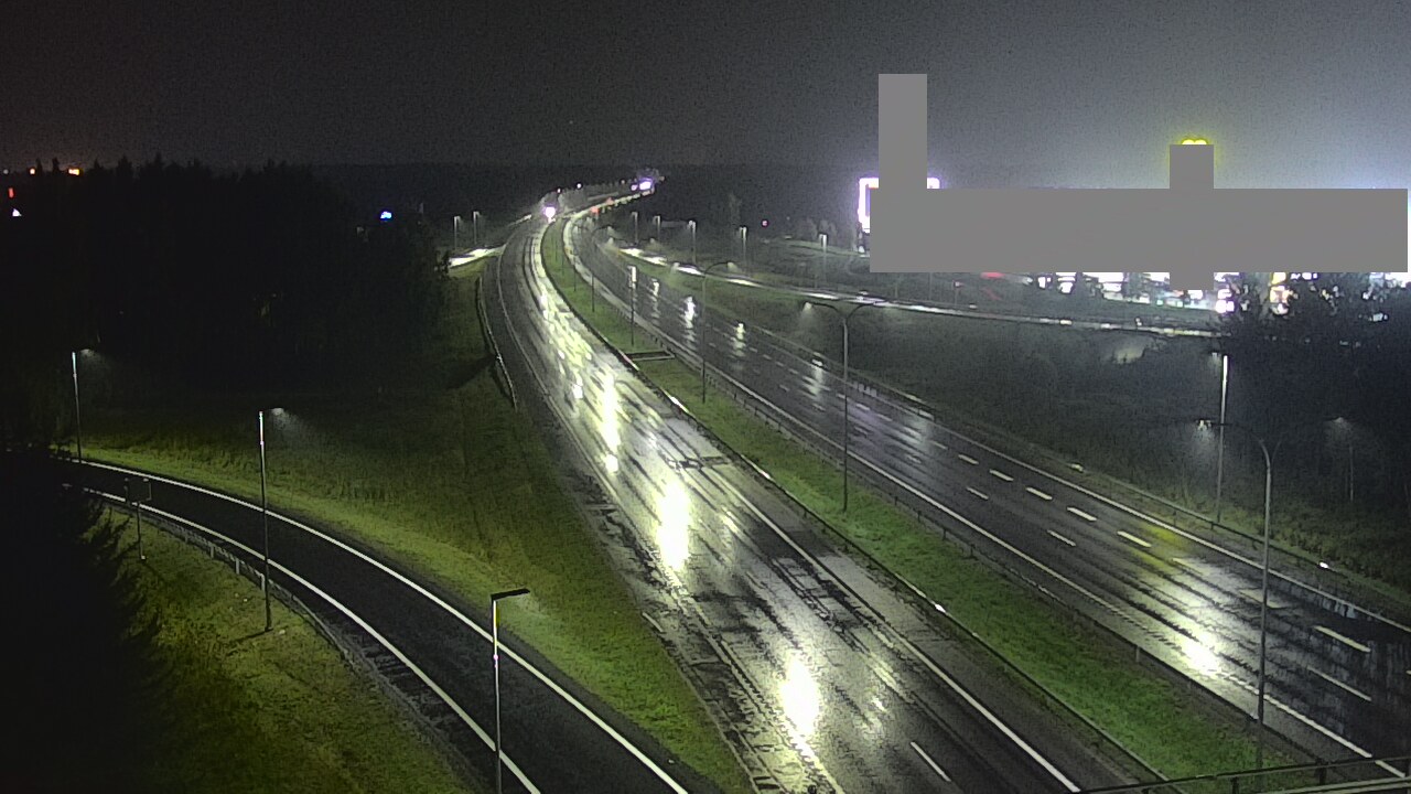 Weather Camera Image Väg 4 Uleåborg, Kaakkuri, Oulu, Pohjois-Pohjanmaa
