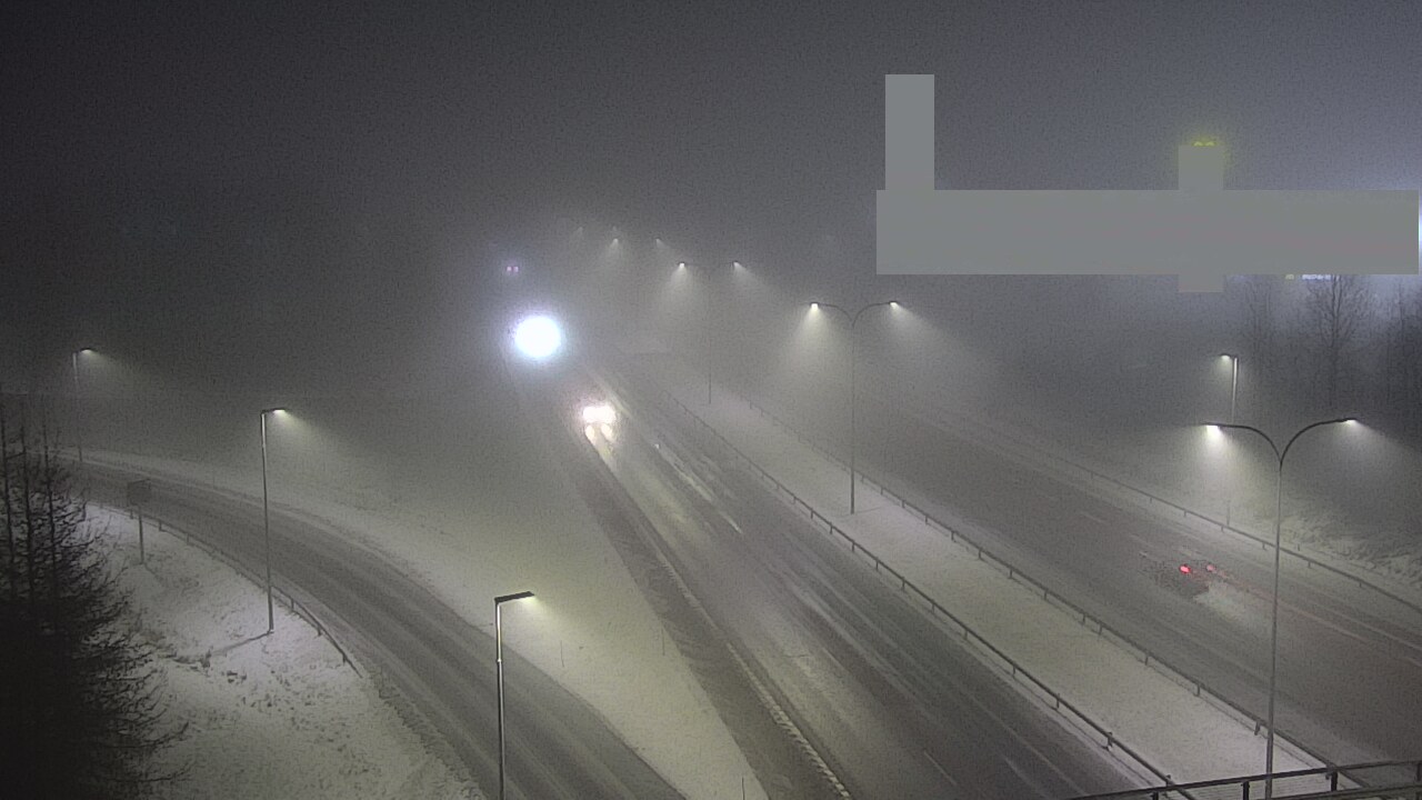 Weather Camera Image Väg 4 Uleåborg, Kaakkuri, Oulu, Pohjois-Pohjanmaa