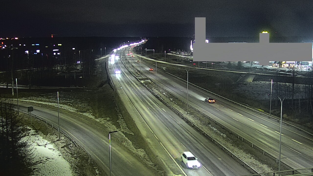 Weather Camera Image Road 4 Oulu, Kaakkuri, Oulu, Pohjois-Pohjanmaa