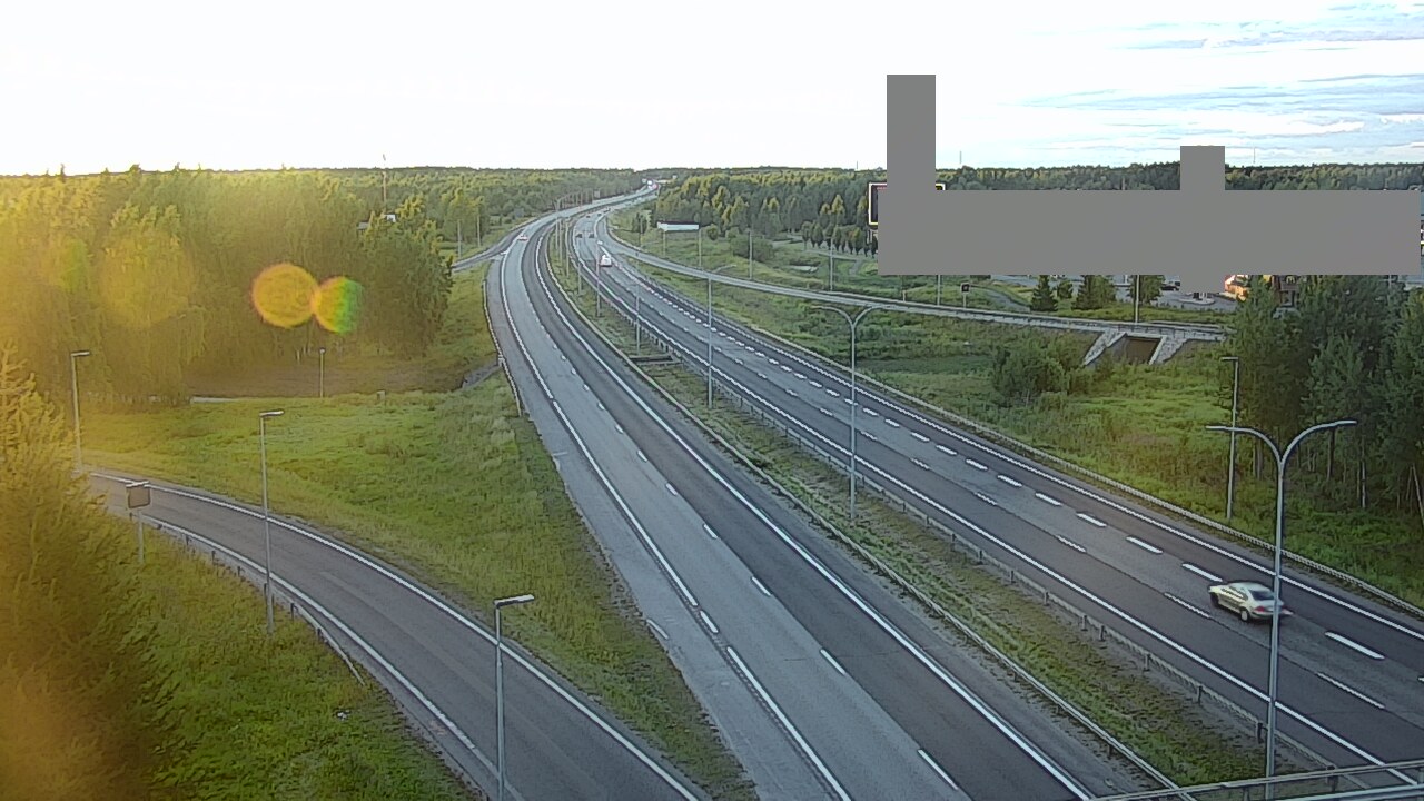 Kelikamerat Kuva Tie 4 Oulu Kaakkuri, Oulu, Pohjois-Pohjanmaa