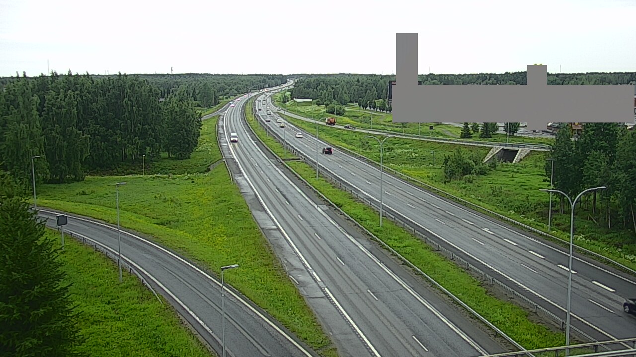 Weather Camera Image Road 4 Oulu, Kaakkuri, Oulu, Pohjois-Pohjanmaa
