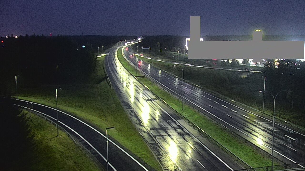 Weather Camera Image Väg 4 Uleåborg, Kaakkuri, Oulu, Pohjois-Pohjanmaa