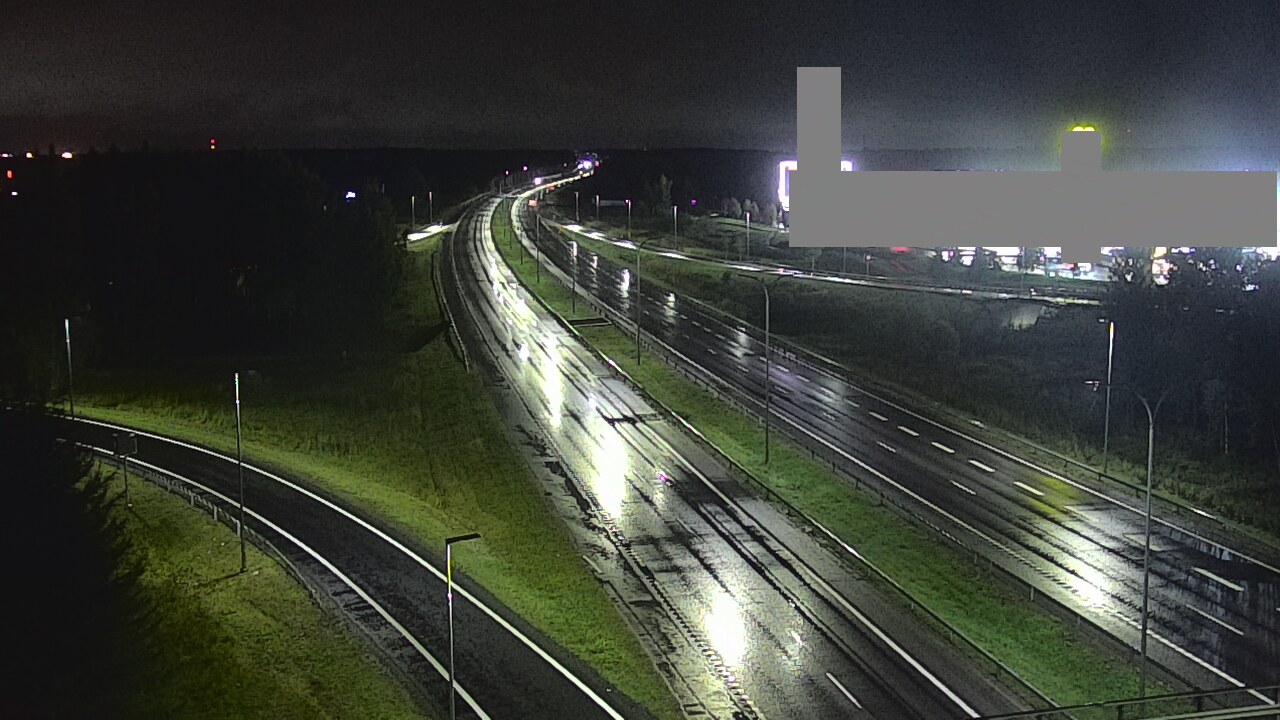 Weather Camera Image Väg 4 Uleåborg, Kaakkuri, Oulu, Pohjois-Pohjanmaa