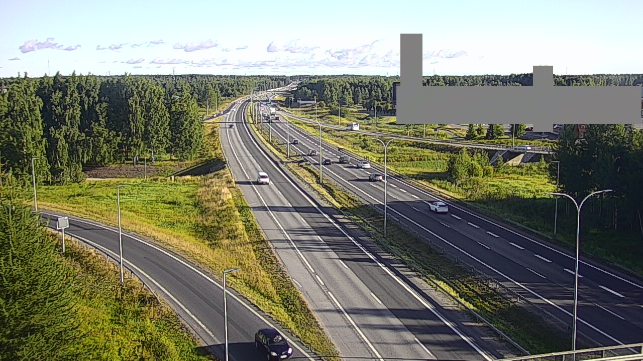 Weather Camera Image Road 4 Oulu, Kaakkuri, Oulu, Pohjois-Pohjanmaa
