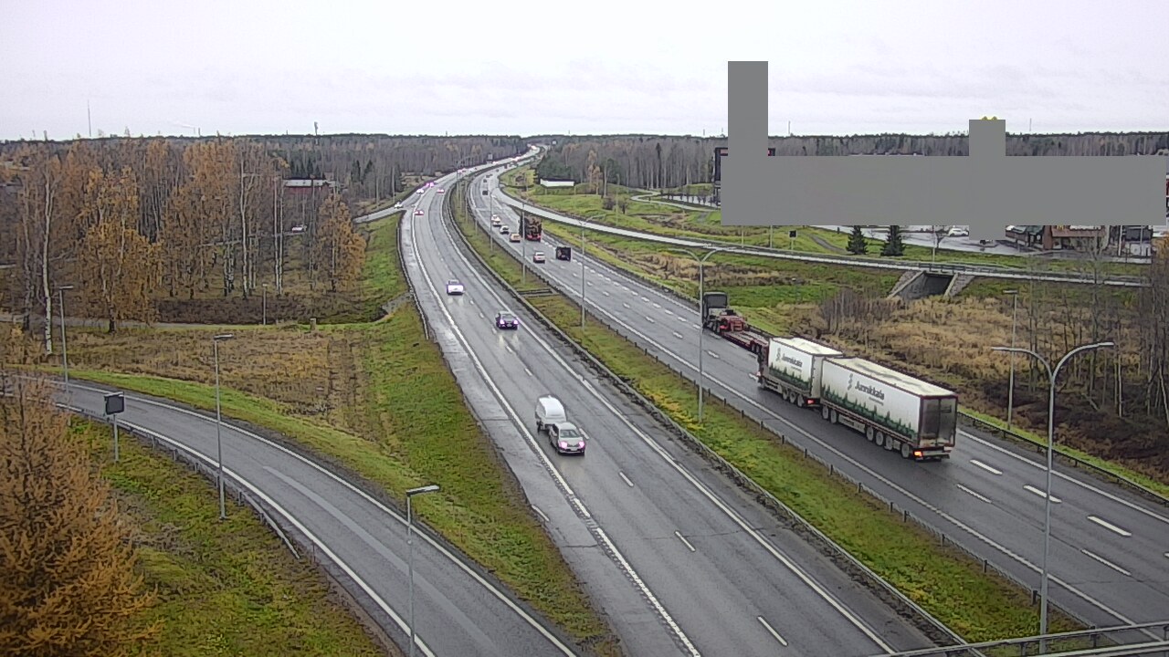 Weather Camera Image Road 4 Oulu, Kaakkuri, Oulu, Pohjois-Pohjanmaa