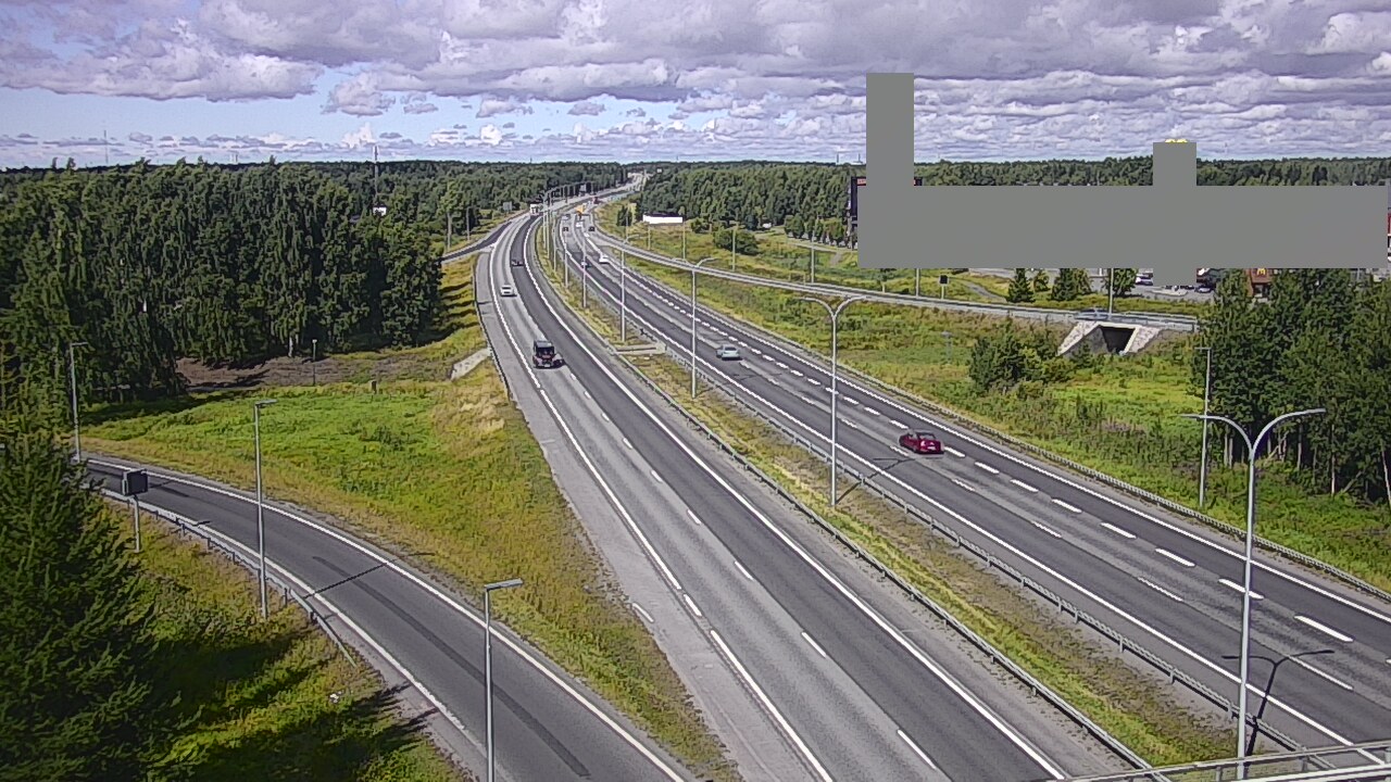 Kelikamerat Kuva Tie 4 Oulu Kaakkuri, Oulu, Pohjois-Pohjanmaa