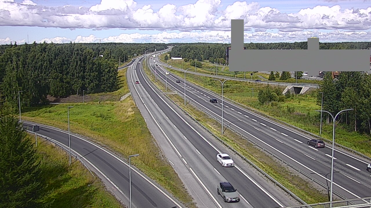 Weather Camera Image Road 4 Oulu, Kaakkuri, Oulu, Pohjois-Pohjanmaa