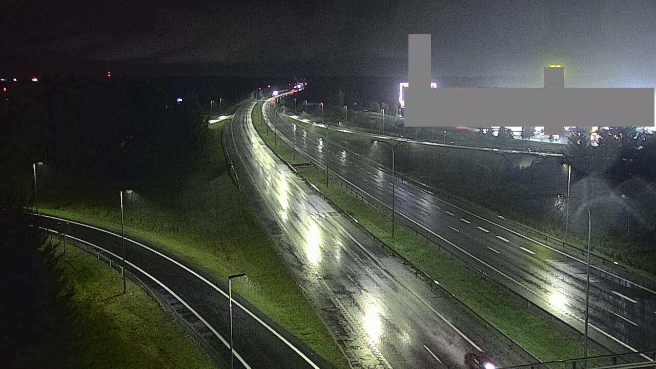 Weather Camera Image Väg 4 Uleåborg, Kaakkuri, Oulu, Pohjois-Pohjanmaa