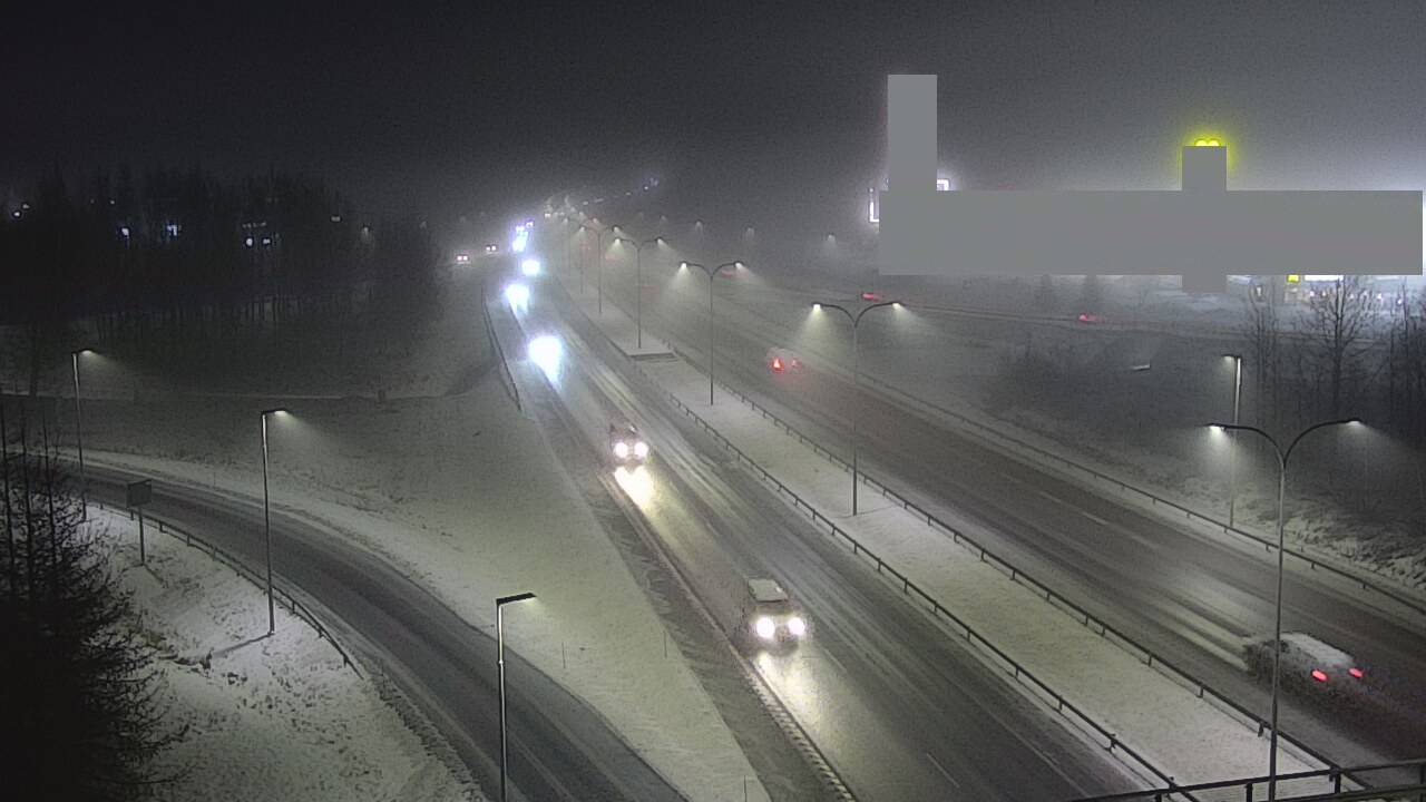 Weather Camera Image Väg 4 Uleåborg, Kaakkuri, Oulu, Pohjois-Pohjanmaa