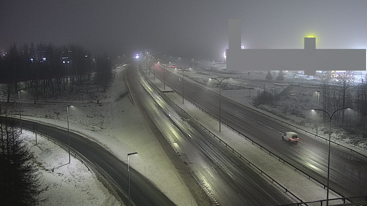 Weather Camera Image Väg 4 Uleåborg, Kaakkuri, Oulu, Pohjois-Pohjanmaa