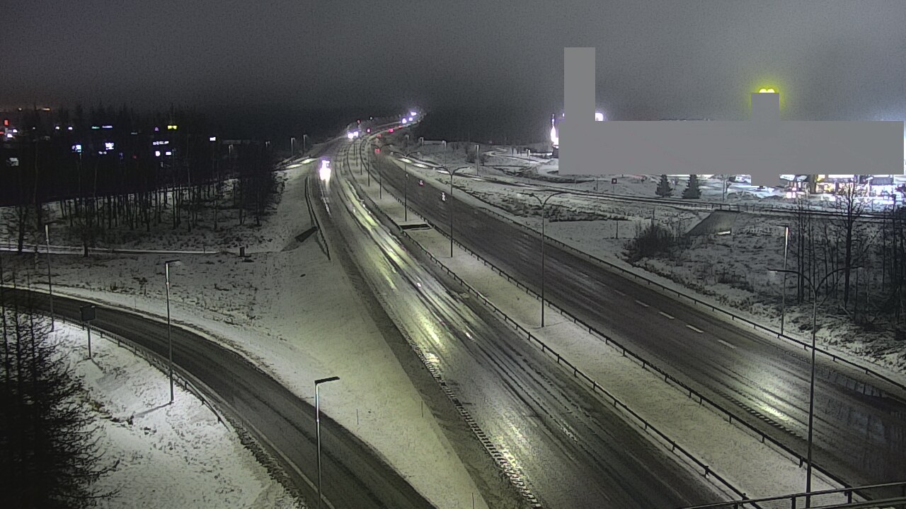 Weather Camera Image Väg 4 Uleåborg, Kaakkuri, Oulu, Pohjois-Pohjanmaa