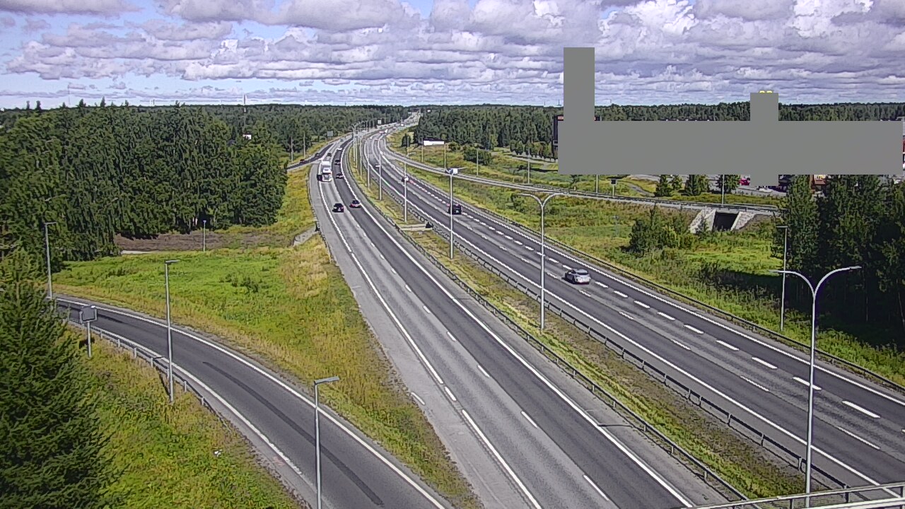 Kelikamerat Kuva Tie 4 Oulu Kaakkuri, Oulu, Pohjois-Pohjanmaa