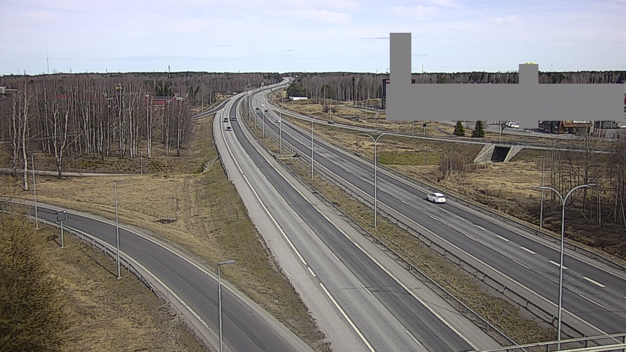 Kelikamerat Kuva Tie 4 Oulu Kaakkuri, Oulu, Pohjois-Pohjanmaa