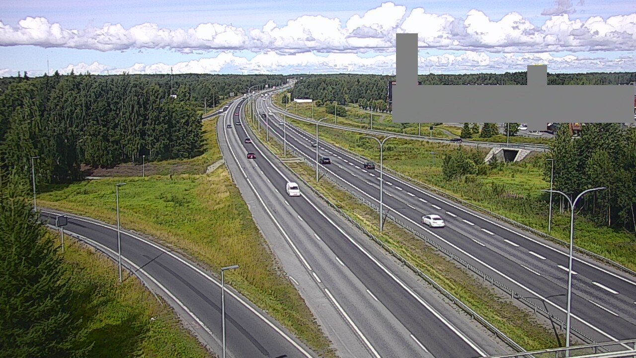 Weather Camera Image Road 4 Oulu, Kaakkuri, Oulu, Pohjois-Pohjanmaa