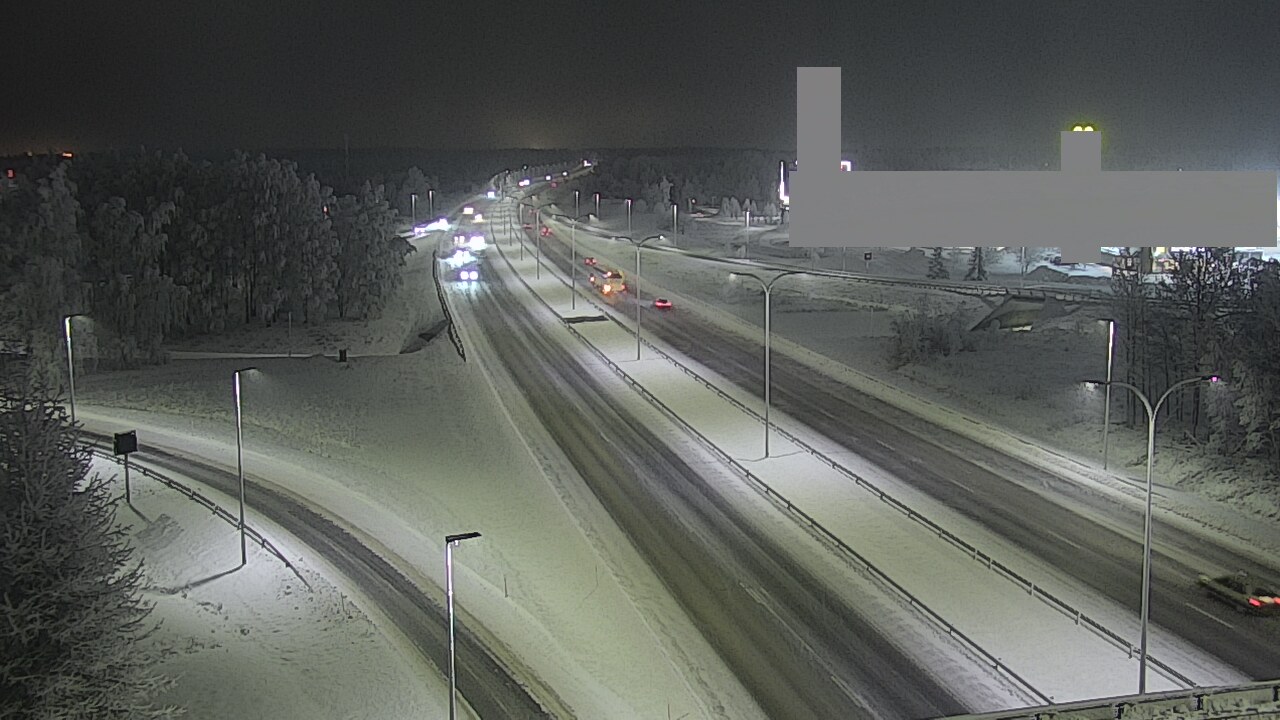 Weather Camera Image Road 4 Oulu, Kaakkuri, Oulu, Pohjois-Pohjanmaa