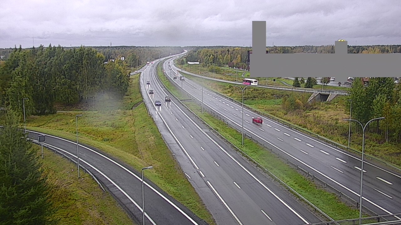 Weather Camera Image Road 4 Oulu, Kaakkuri, Oulu, Pohjois-Pohjanmaa
