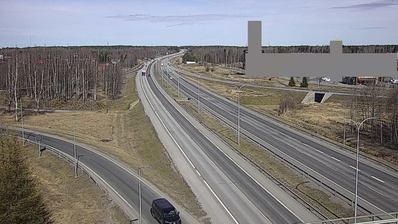 Kelikamerat Kuva Tie 4 Oulu Kaakkuri, Oulu, Pohjois-Pohjanmaa