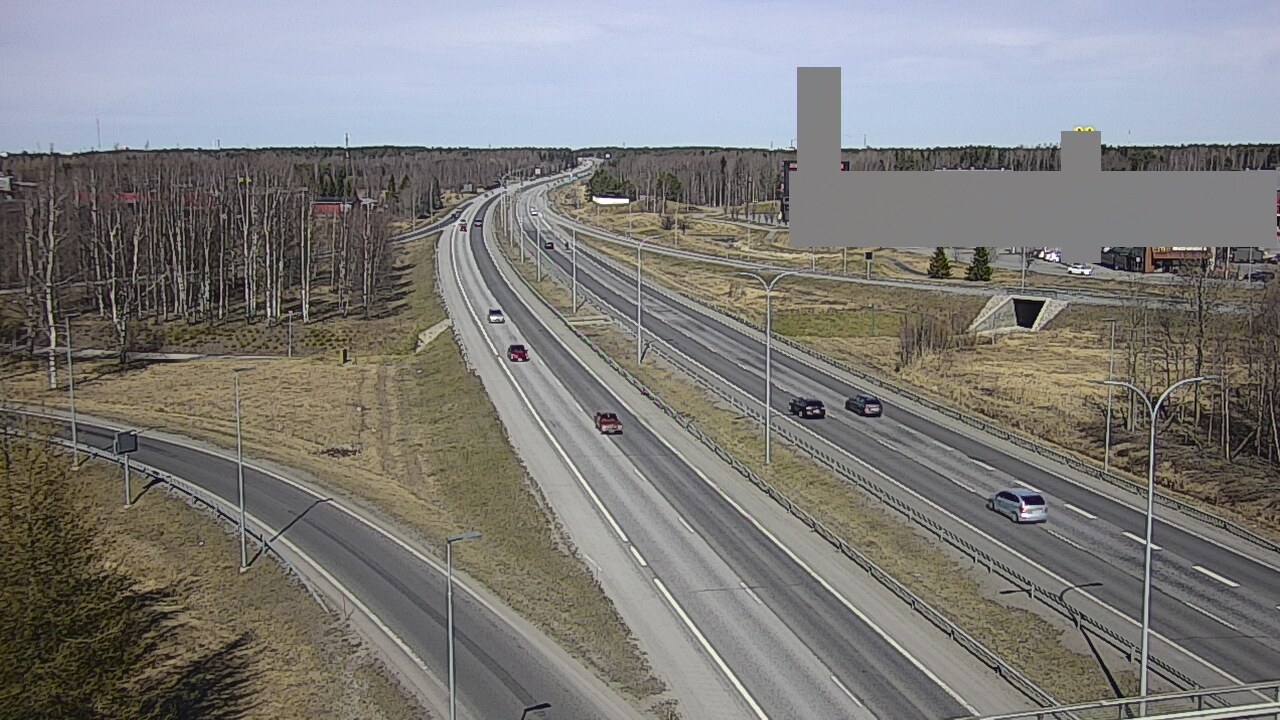 Kelikamerat Kuva Tie 4 Oulu Kaakkuri, Oulu, Pohjois-Pohjanmaa