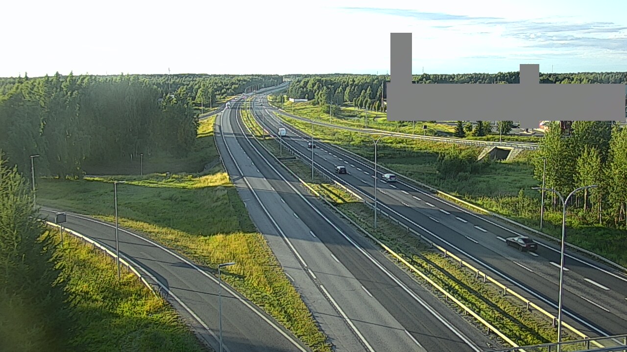 Kelikamerat Kuva Tie 4 Oulu Kaakkuri, Oulu, Pohjois-Pohjanmaa