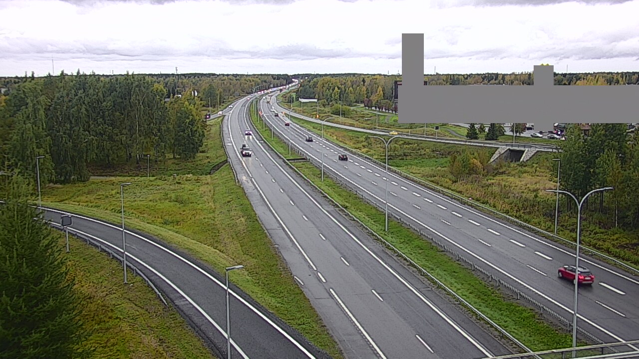 Weather Camera Image Road 4 Oulu, Kaakkuri, Oulu, Pohjois-Pohjanmaa