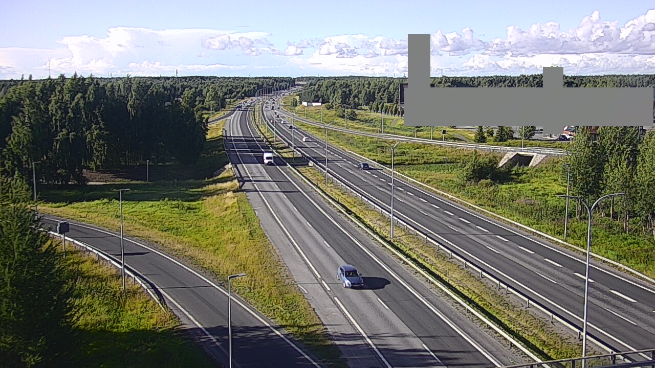 Kelikamerat Kuva Tie 4 Oulu Kaakkuri, Oulu, Pohjois-Pohjanmaa