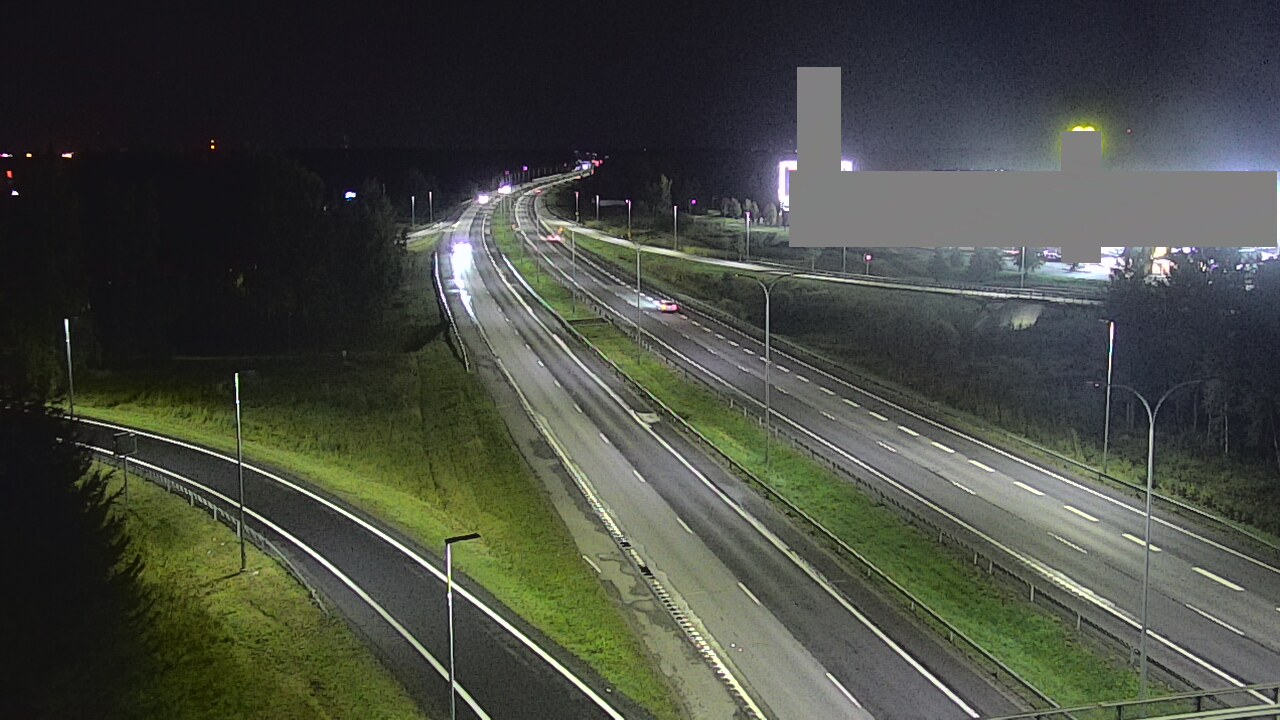 Weather Camera Image Väg 4 Uleåborg, Kaakkuri, Oulu, Pohjois-Pohjanmaa