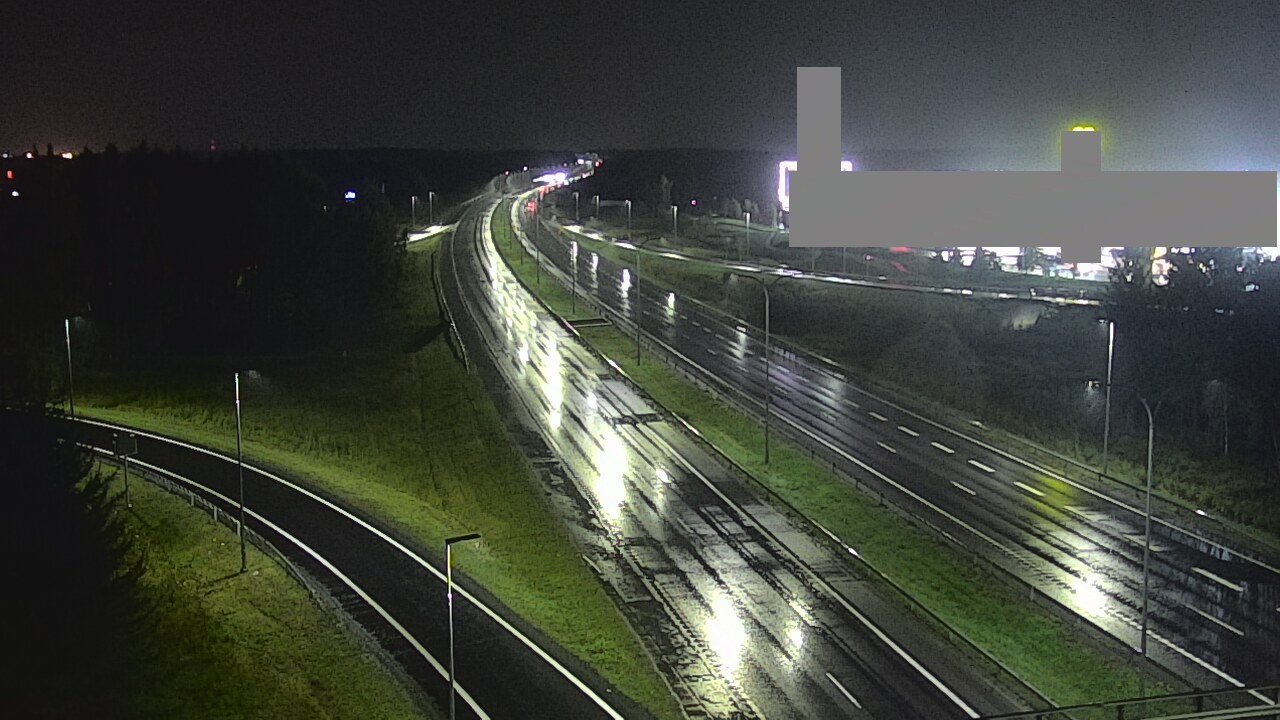 Weather Camera Image Väg 4 Uleåborg, Kaakkuri, Oulu, Pohjois-Pohjanmaa