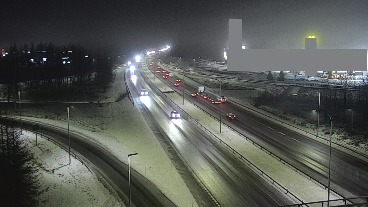 Weather Camera Image Väg 4 Uleåborg, Kaakkuri, Oulu, Pohjois-Pohjanmaa