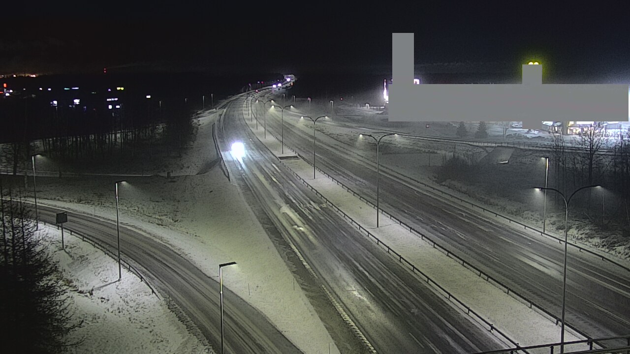 Weather Camera Image Väg 4 Uleåborg, Kaakkuri, Oulu, Pohjois-Pohjanmaa